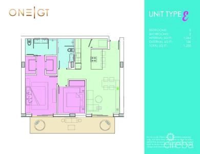 ONE|GT RESIDENCES - UNIT 1001