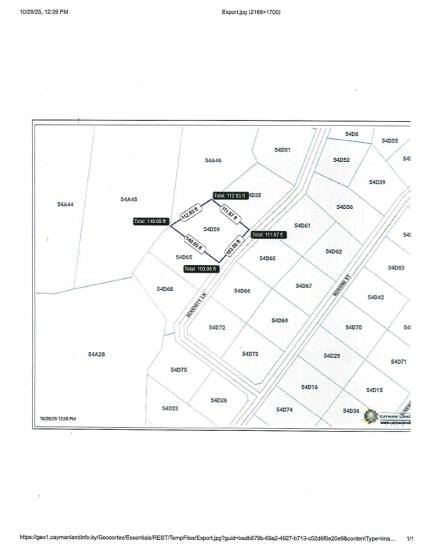 Oversized House Lot, Serenity Lane, Frank Sound Road